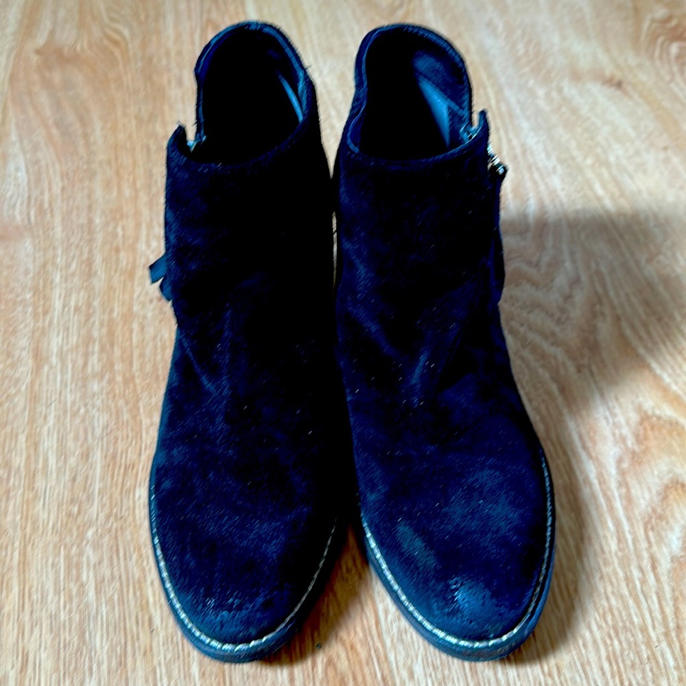 Sam Edelman Black Suede Booties